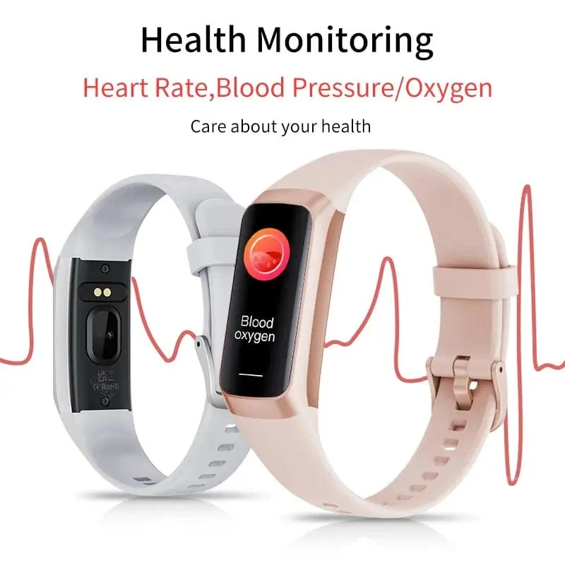 LIGE Amoled Smart Watch Männer 2023 Smart Band Frauen Herzfrequenz Blutdruck Smartwartch Wasserdicht Smart Armband Sport Fitness Tracker