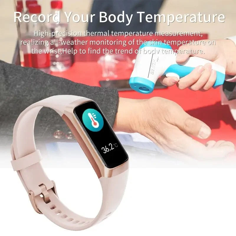 LIGE Amoled Smart Watch Männer 2023 Smart Band Frauen Herzfrequenz Blutdruck Smartwartch Wasserdicht Smart Armband Sport Fitness Tracker