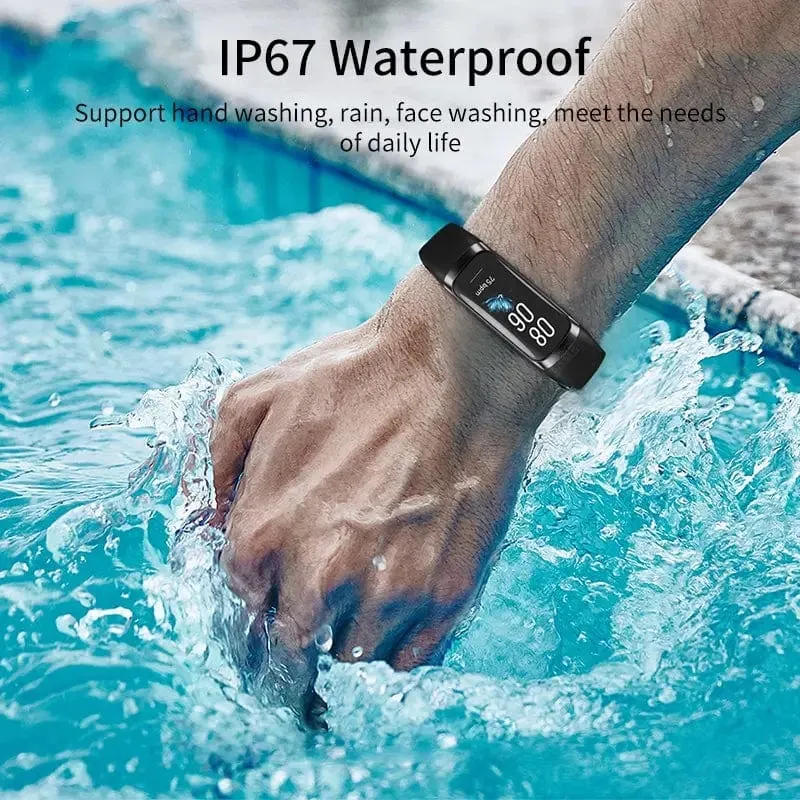 LIGE Amoled Smart Watch Männer 2023 Smart Band Frauen Herzfrequenz Blutdruck Smartwartch Wasserdicht Smart Armband Sport Fitness Tracker