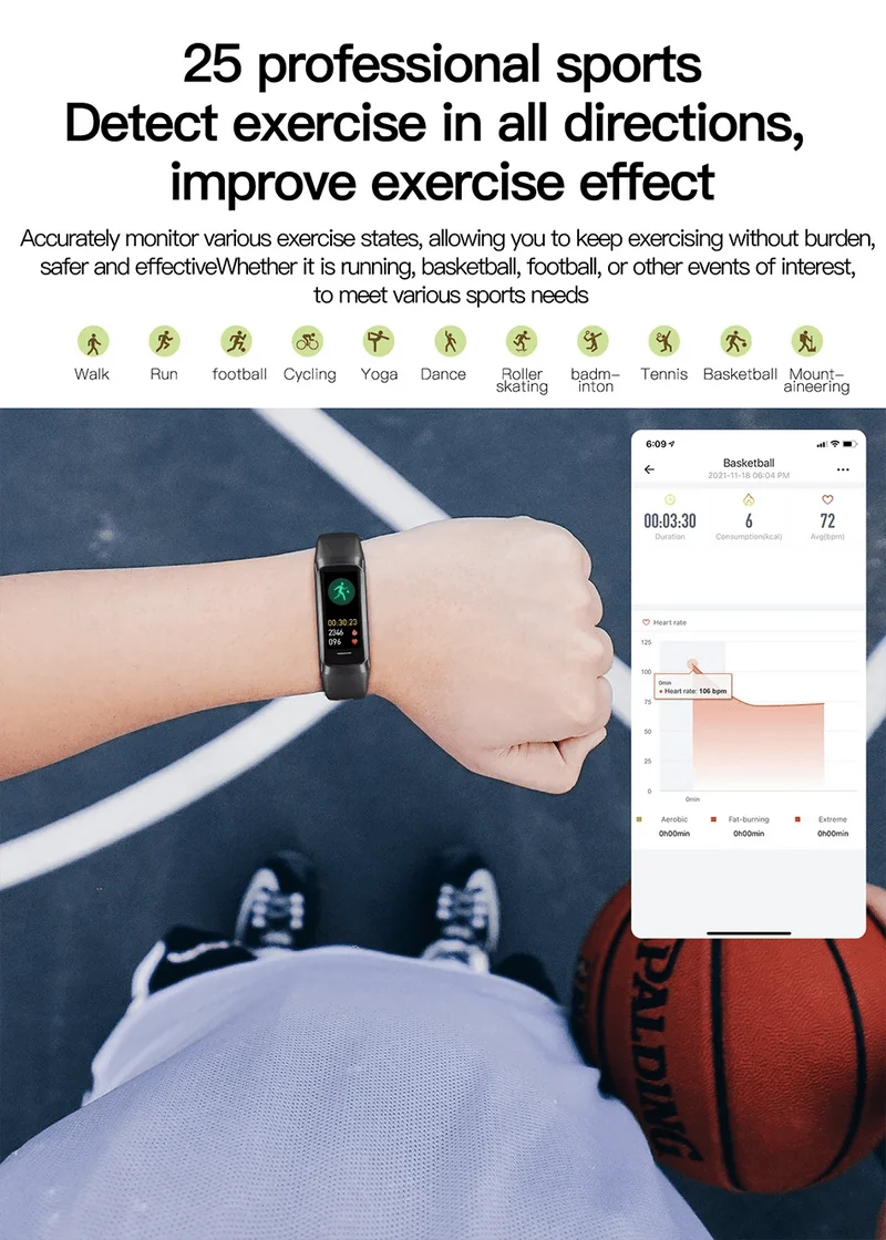 LIGE Amoled Smart Watch Männer 2023 Smart Band Frauen Herzfrequenz Blutdruck Smartwartch Wasserdicht Smart Armband Sport Fitness Tracker