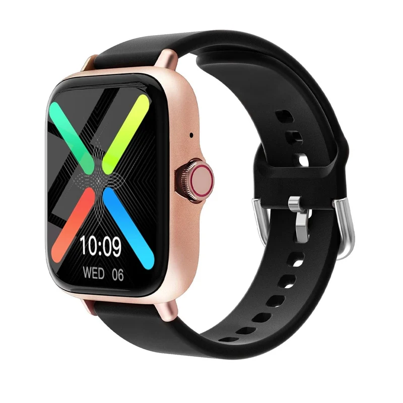 1.83 Zoll wasserdichte Smartwatch mit Nachrichtenannahme, Anrufüberwachung, Sport-Schrittzähler, Informationswarnungen für iPhone und Android