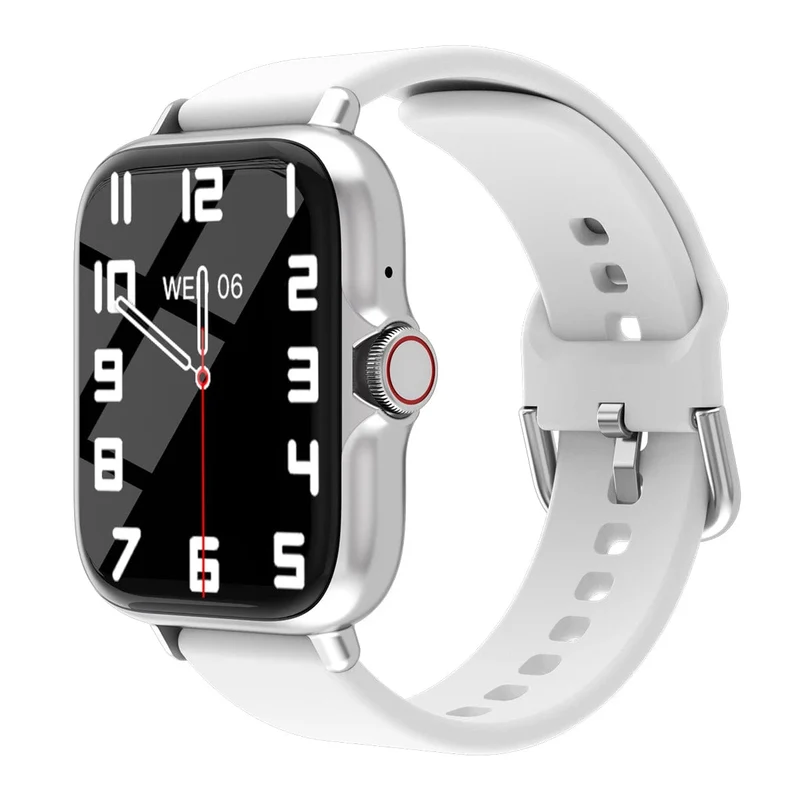 1.83 Zoll wasserdichte Smartwatch mit Nachrichtenannahme, Anrufüberwachung, Sport-Schrittzähler, Informationswarnungen für iPhone und Android