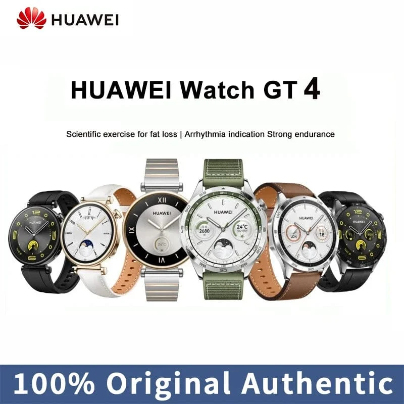 Huawei Watch GT4 Smart Watch Blutsauerstoffmonitor Smartwatch Telefonanruf Herzfrequenz GPS Tracker Uhr