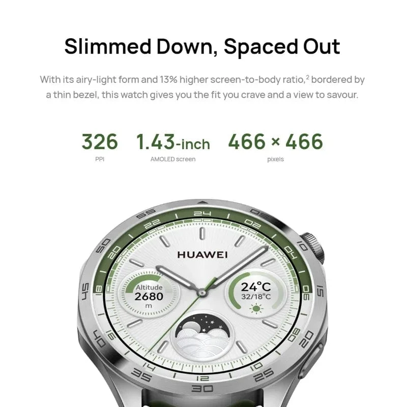 Huawei Watch GT4 Smart Watch Blutsauerstoffmonitor Smartwatch Telefonanruf Herzfrequenz GPS Tracker Uhr