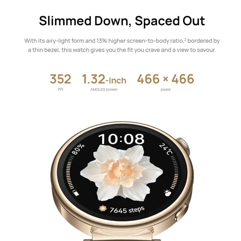 Huawei Watch GT4 Smart Watch Blutsauerstoffmonitor Smartwatch Telefonanruf Herzfrequenz GPS Tracker Uhr