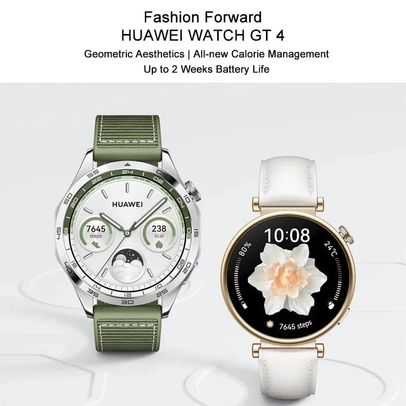 Huawei Watch GT4 Smart Watch Blutsauerstoffmonitor Smartwatch Telefonanruf Herzfrequenz GPS Tracker Uhr