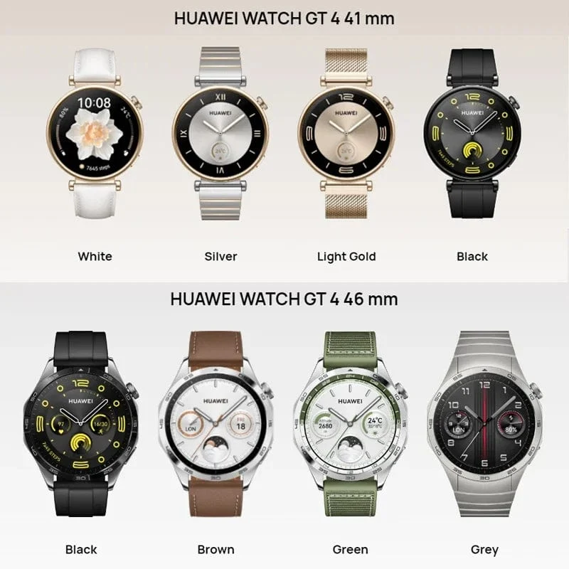 Huawei Watch GT4 Smart Watch Blutsauerstoffmonitor Smartwatch Telefonanruf Herzfrequenz GPS Tracker Uhr
