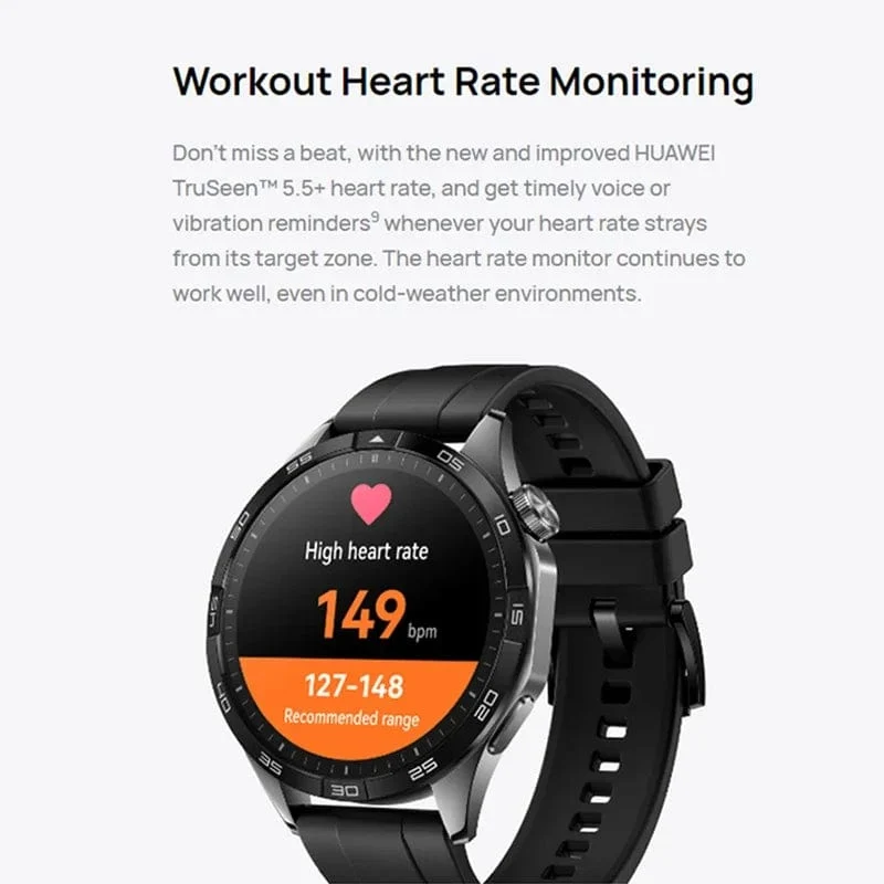 Huawei Watch GT4 Smart Watch Blutsauerstoffmonitor Smartwatch Telefonanruf Herzfrequenz GPS Tracker Uhr