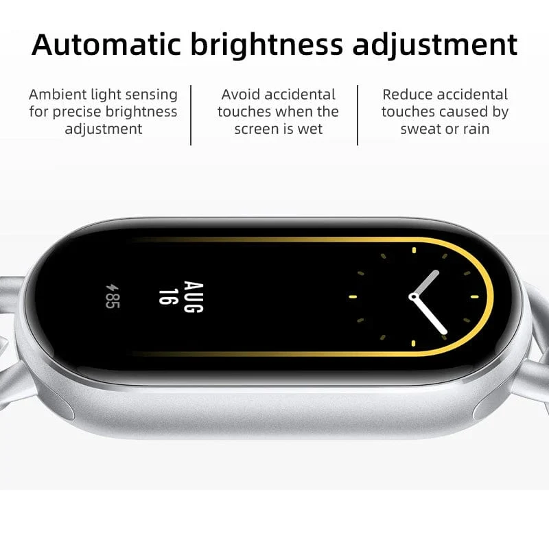 Globale Version Xiaomi Smart Band 9 1.62'' AMOLED-Display Bis zu 21 Tage Akkulaufzeit* Herzfrequenz- und SpO₂-Überwachung* Über 150 Sportmodi