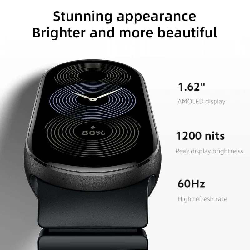 Globale Version Xiaomi Smart Band 9 1.62'' AMOLED-Display Bis zu 21 Tage Akkulaufzeit* Herzfrequenz- und SpO₂-Überwachung* Über 150 Sportmodi
