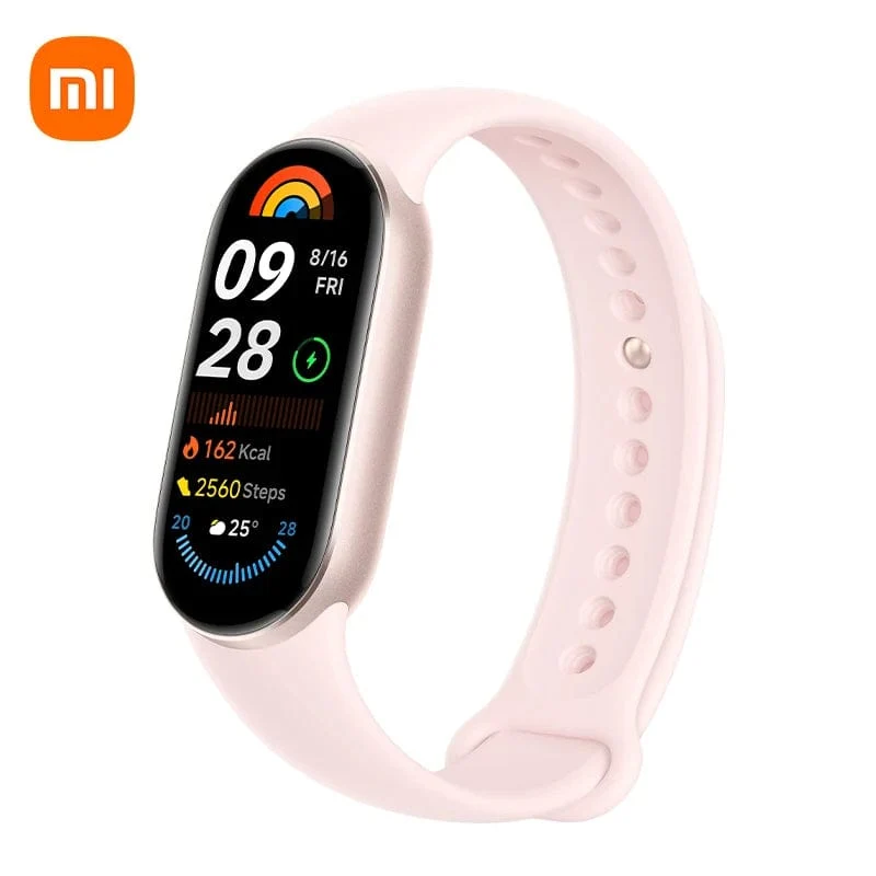 Globale Version Xiaomi Smart Band 9 1.62'' AMOLED-Display Bis zu 21 Tage Akkulaufzeit* Herzfrequenz- und SpO₂-Überwachung* Über 150 Sportmodi