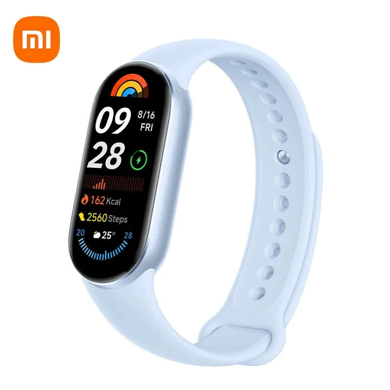 Globale Version Xiaomi Smart Band 9 1.62'' AMOLED-Display Bis zu 21 Tage Akkulaufzeit* Herzfrequenz- und SpO₂-Überwachung* Über 150 Sportmodi