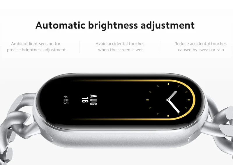Globale Version Xiaomi Smart Band 9 1.62'' AMOLED-Display Bis zu 21 Tage Akkulaufzeit* Herzfrequenz- und SpO₂-Überwachung* Über 150 Sportmodi