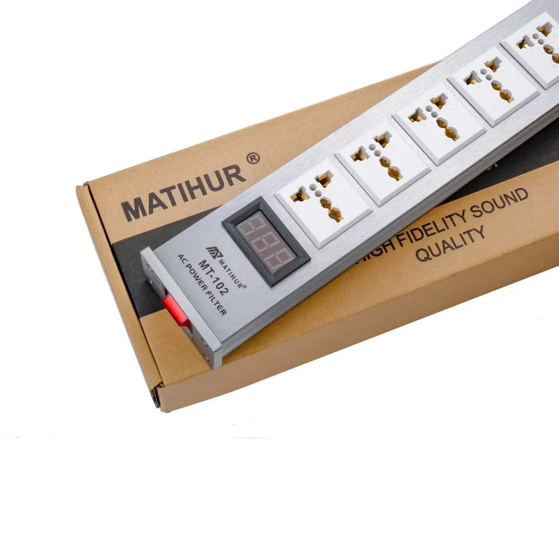 HIFI MATIHUR power filter buchse power purifier audio zug hohe qualität erweiterte audio power purifier filter