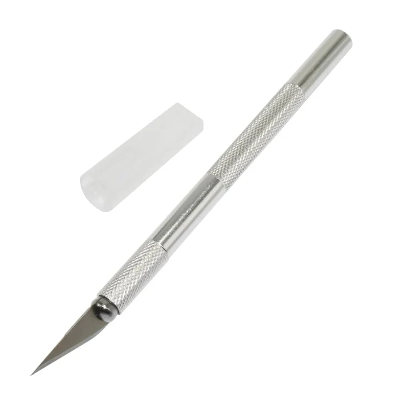 Tranchiermesser 1 Stück plus Klinge 20 Stück Papierschneider Handy-Filmschneider Modellbauwerkzeug Gummidichtung Tranchiermesser