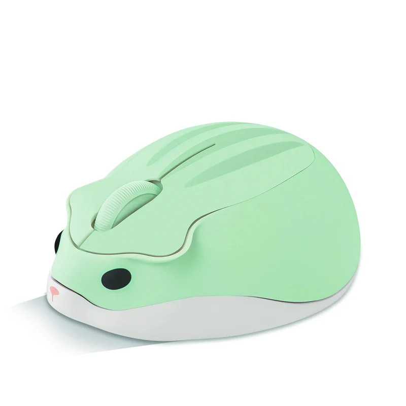 Niedliche 2.4G Wireless Bluetooth-Maus Mini Optical Silent Gaming-Mäuse 3D-Cartoon-Hamster-Maus für PC Laptop Tablet Computer Büro