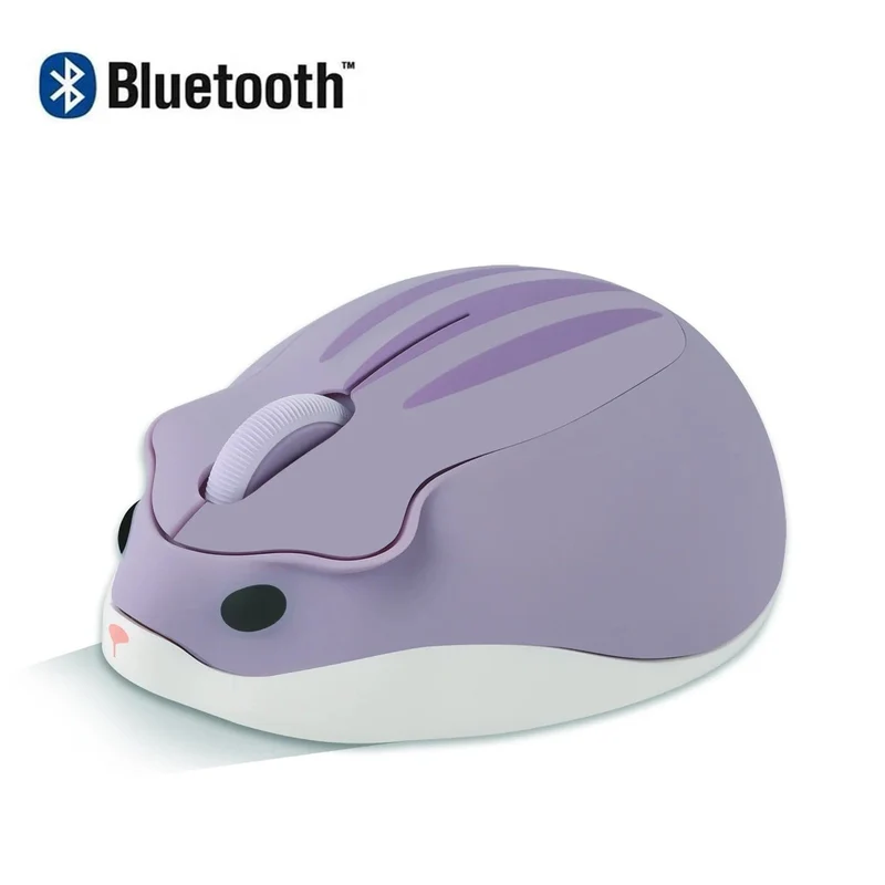 Niedliche 2.4G Wireless Bluetooth-Maus Mini Optical Silent Gaming-Mäuse 3D-Cartoon-Hamster-Maus für PC Laptop Tablet Computer Büro