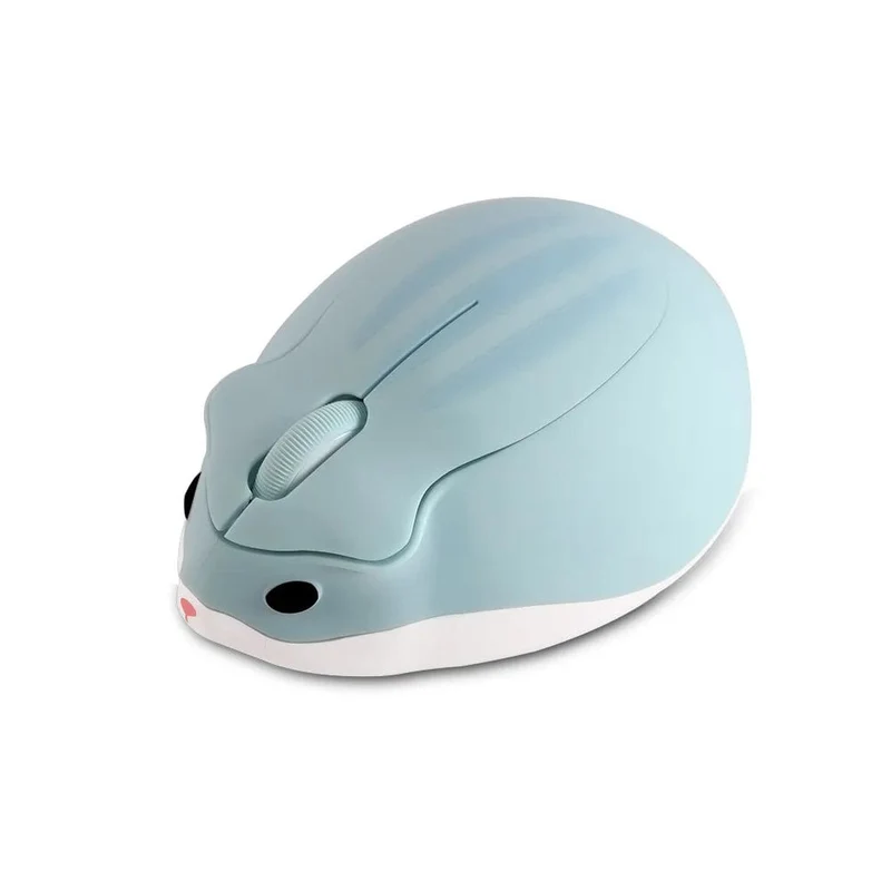 Niedliche 2.4G Wireless Bluetooth-Maus Mini Optical Silent Gaming-Mäuse 3D-Cartoon-Hamster-Maus für PC Laptop Tablet Computer Büro