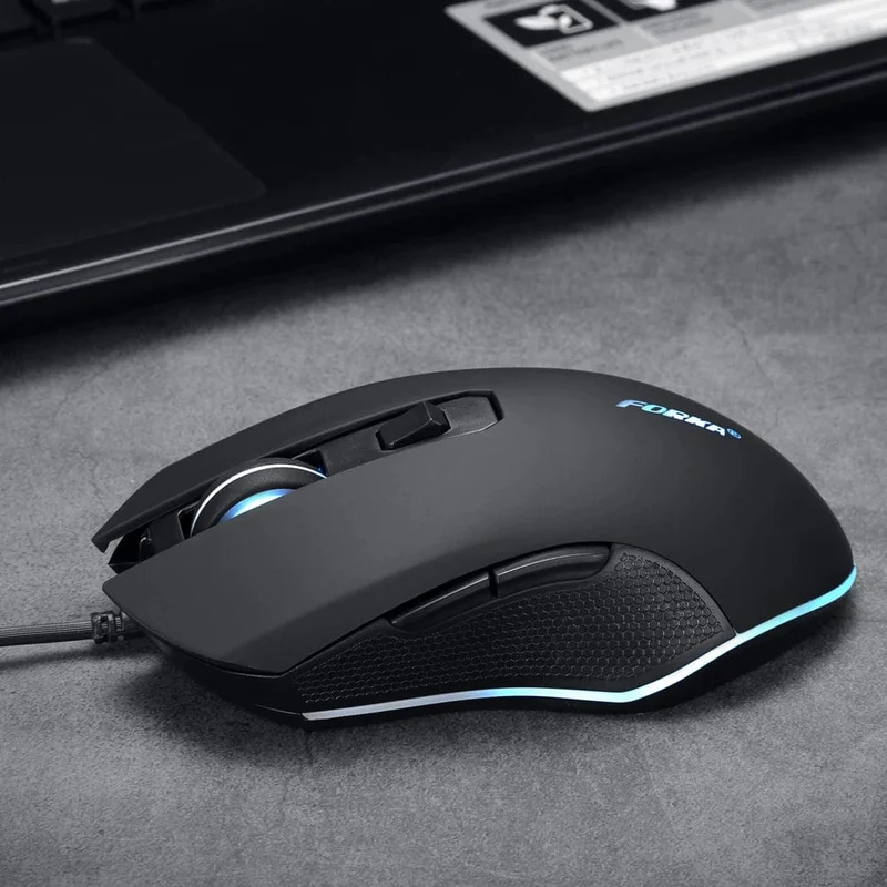 Neue kabelgebundene Gaming-Maus mit 6 Tasten, 3200 DPI, LED, USB-Computermaus, Gamer, stille optische Mäuse mit Hintergrundbeleuchtung für PC, Laptop, Notebook