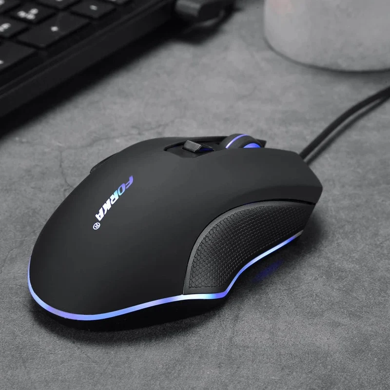 Neue kabelgebundene Gaming-Maus mit 6 Tasten, 3200 DPI, LED, USB-Computermaus, Gamer, stille optische Mäuse mit Hintergrundbeleuchtung für PC, Laptop, Notebook
