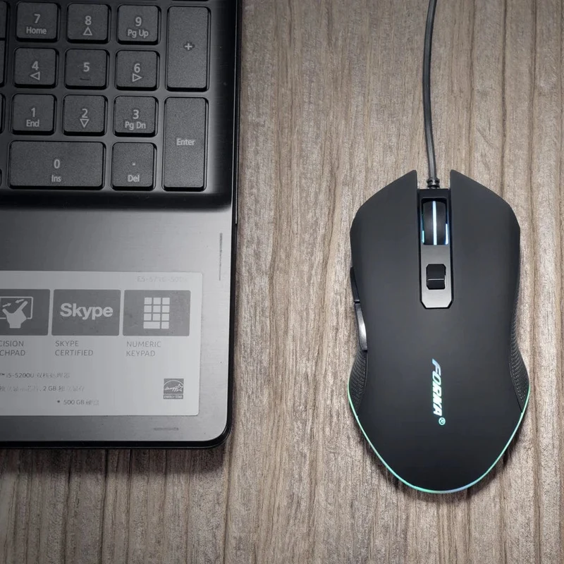Neue kabelgebundene Gaming-Maus mit 6 Tasten, 3200 DPI, LED, USB-Computermaus, Gamer, stille optische Mäuse mit Hintergrundbeleuchtung für PC, Laptop, Notebook