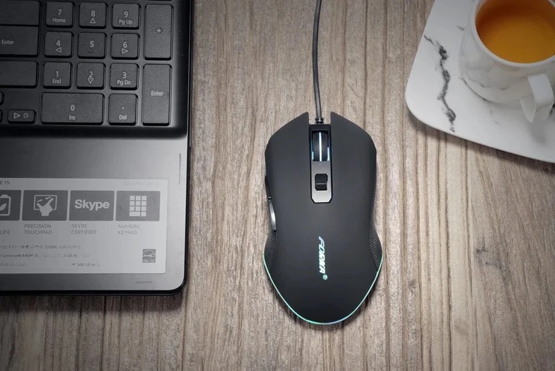 Neue kabelgebundene Gaming-Maus mit 6 Tasten, 3200 DPI, LED, USB-Computermaus, Gamer, stille optische Mäuse mit Hintergrundbeleuchtung für PC, Laptop, Notebook