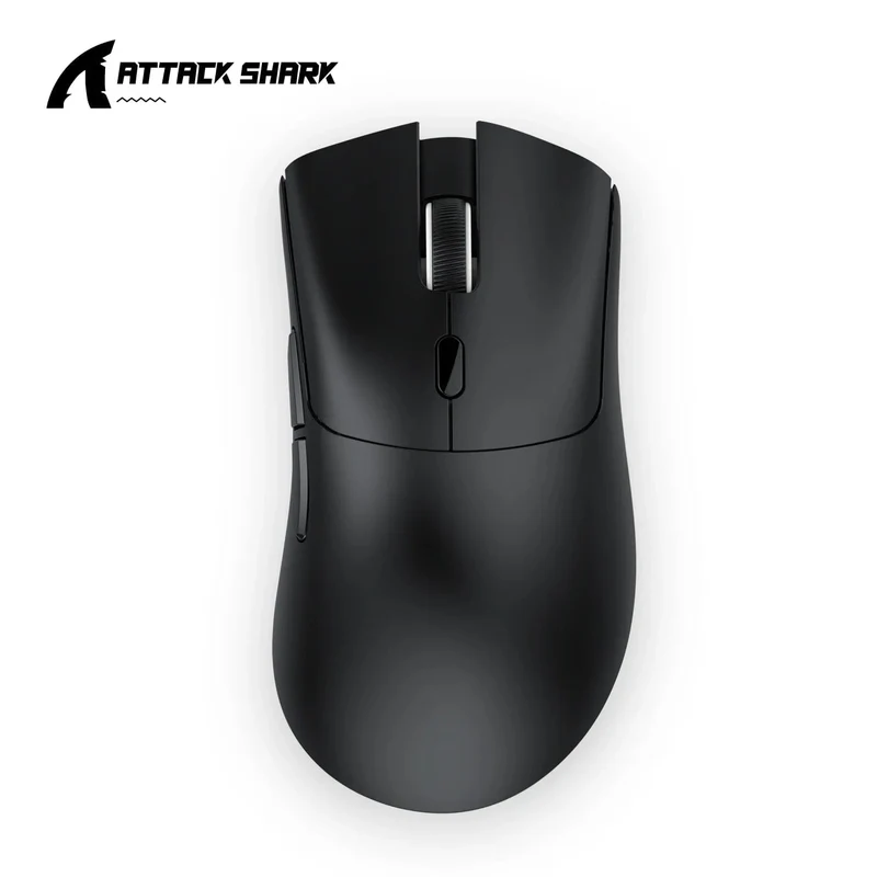 Attack Shark R1 18000dpi Kabellose Maus, 1000Hz, Tri-Mode-Verbindung, PAW3311, Makro-Gaming-Maus