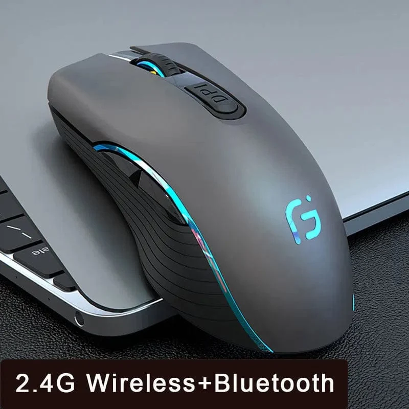 Drahtlose Maus Wiederaufladbare Bluetooth Stille Ergonomische Computer 2400 DPI Für iPad Mac Tablet Macbook Air Laptop PC Gaming Büro