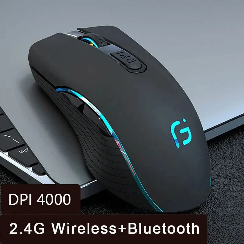 Drahtlose Maus Wiederaufladbare Bluetooth Stille Ergonomische Computer 2400 DPI Für iPad Mac Tablet Macbook Air Laptop PC Gaming Büro