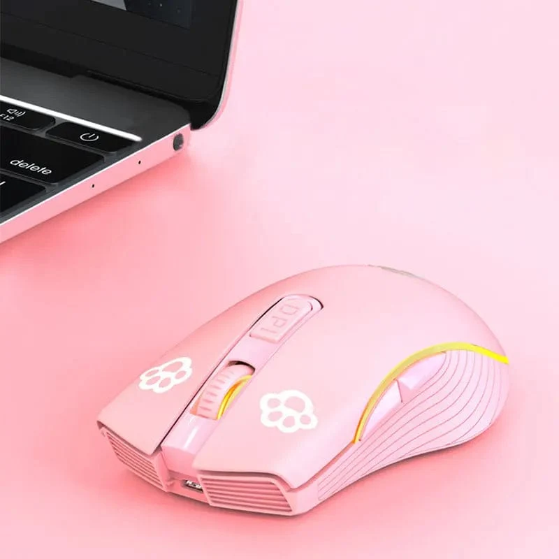 Drahtlose Maus Wiederaufladbare Bluetooth Stille Ergonomische Computer 2400 DPI Für iPad Mac Tablet Macbook Air Laptop PC Gaming Büro