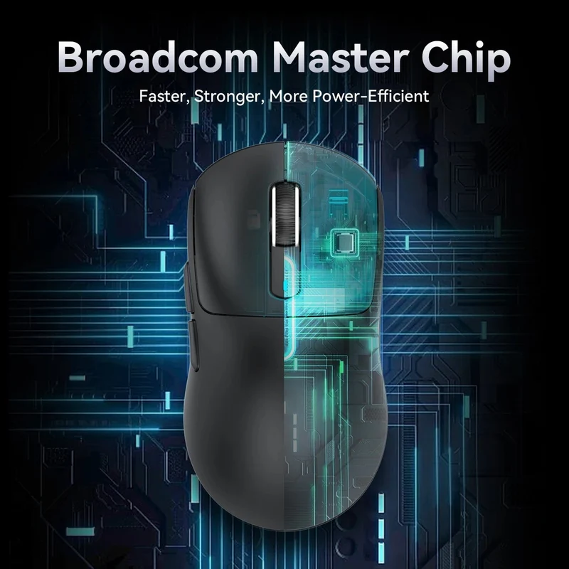 Attack Shark X3 Bluetooth-Maus, PixArt PAW3395, Tri-Mode-Verbindung, kabelgebunden 8 kHz/kabellos 4 kHz, Makro-Gaming-Maus