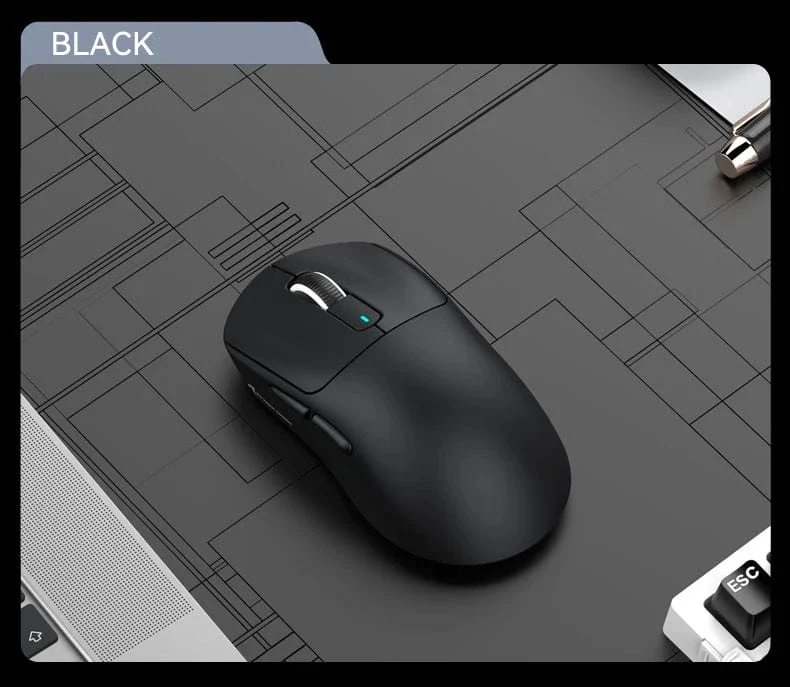 Attack Shark X3 Bluetooth-Maus, PixArt PAW3395, Tri-Mode-Verbindung, kabelgebunden 8 kHz/kabellos 4 kHz, Makro-Gaming-Maus