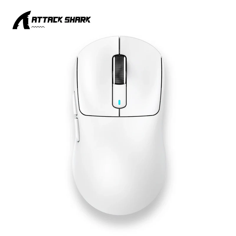 Attack Shark X3 Bluetooth-Maus, PixArt PAW3395, Tri-Mode-Verbindung, kabelgebunden 8 kHz/kabellos 4 kHz, Makro-Gaming-Maus