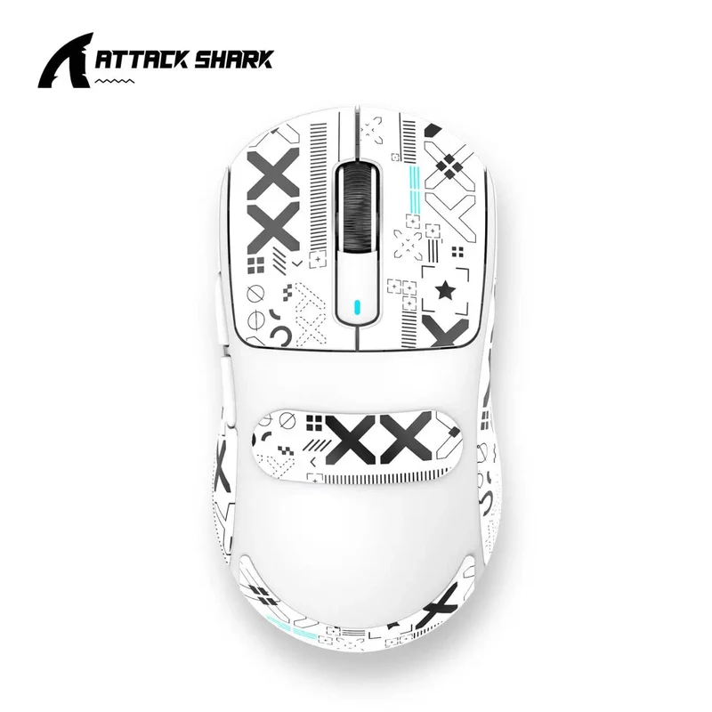Attack Shark X3 Bluetooth-Maus, PixArt PAW3395, Tri-Mode-Verbindung, kabelgebunden 8 kHz/kabellos 4 kHz, Makro-Gaming-Maus