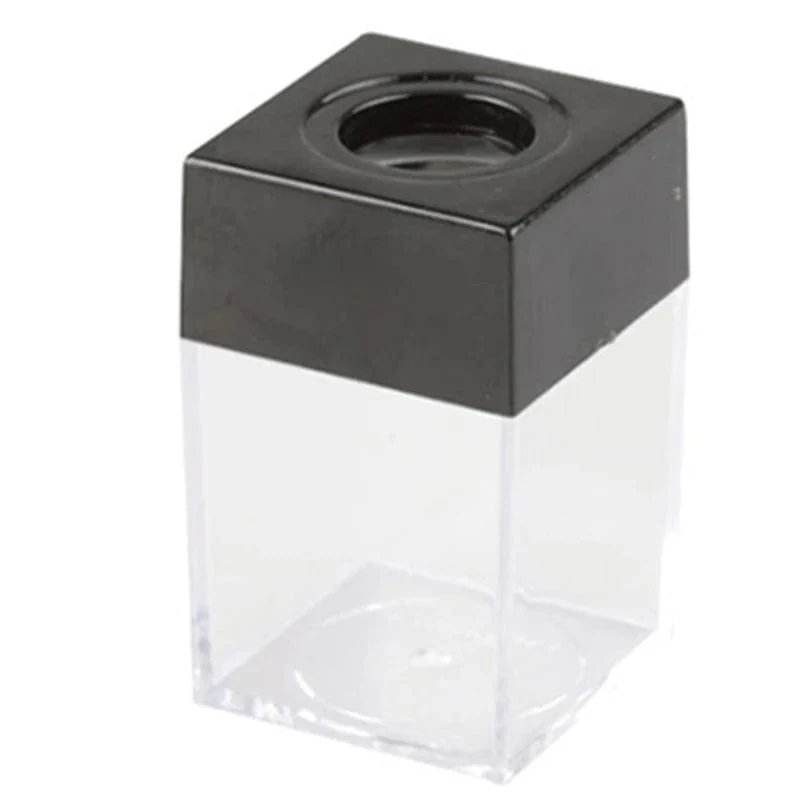 57EC Durable Klar Magnetische Papier Clip Dispenser Metall Pin Organizer Halter Box Große Kapazität für Schule Büro