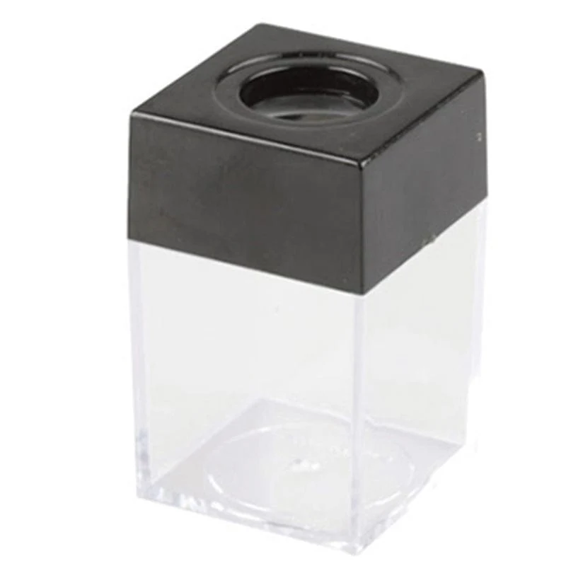 57EC Durable Klar Magnetische Papier Clip Dispenser Metall Pin Organizer Halter Box Große Kapazität für Schule Büro