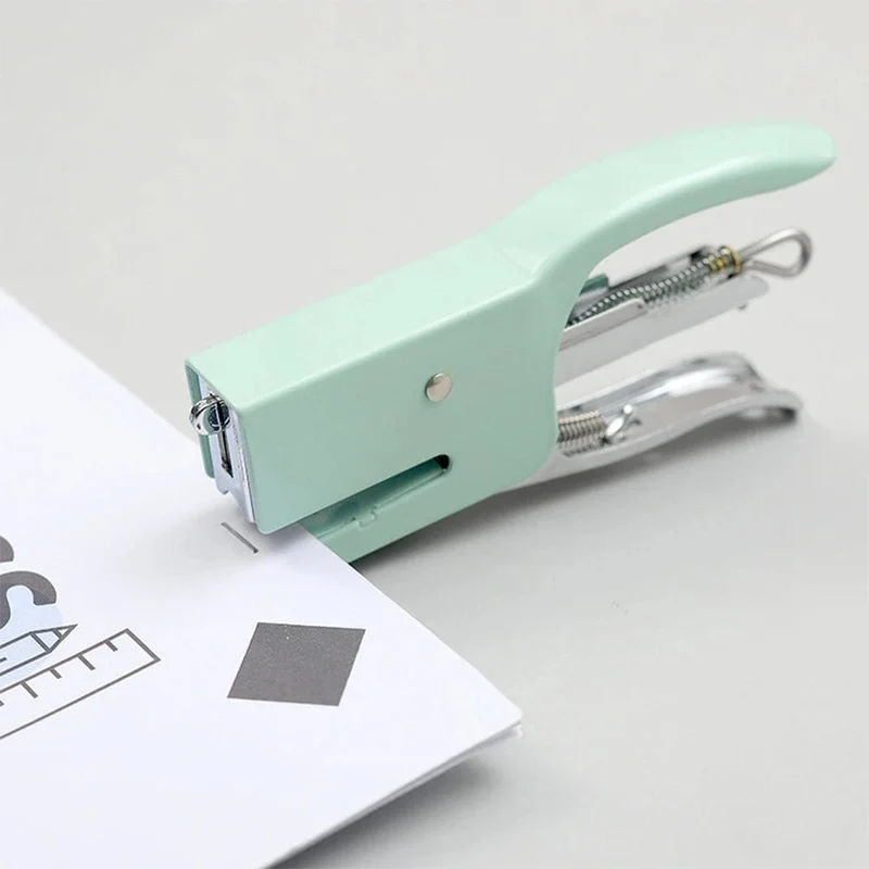 10# Mini-Hefter mit Macaron-Welpen, Modellier-, Büro- und Lern-Handhefter DSJ-001 (MC)
