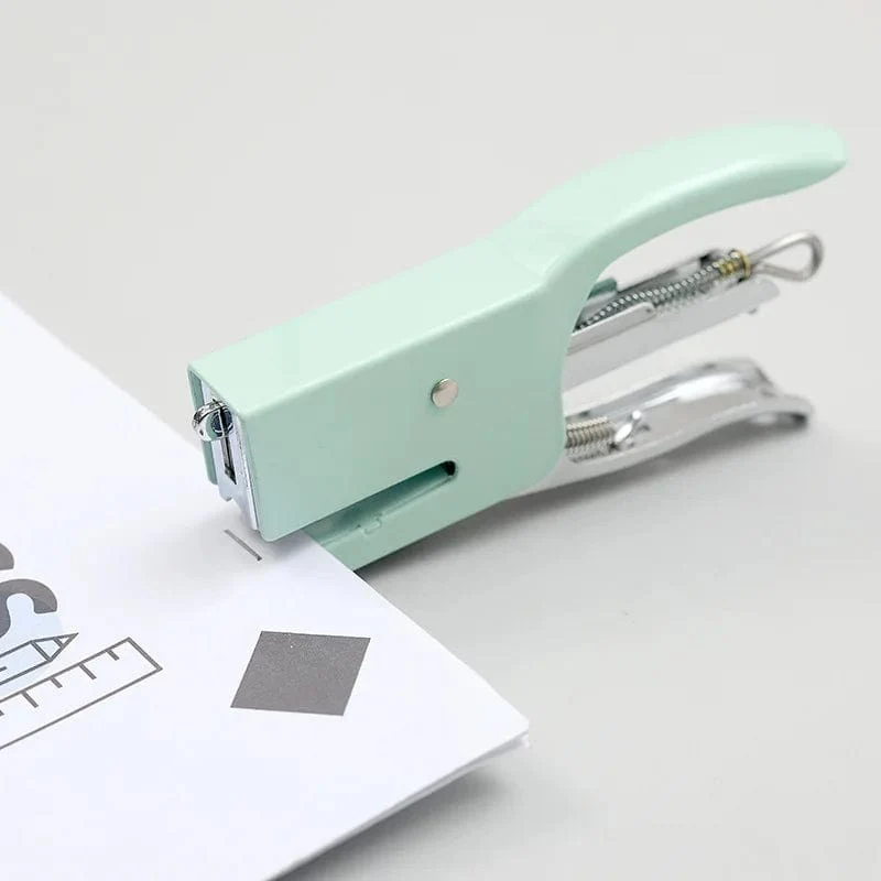10# Mini-Hefter mit Macaron-Welpen, Modellier-, Büro- und Lern-Handhefter DSJ-001 (MC)