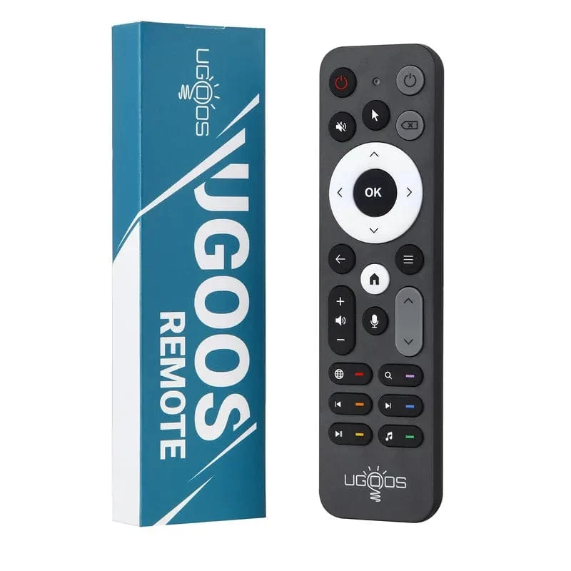 UGOOS UR02 Bluetooth BT Fernbedienung Ersatz für Ugoos TOX1 TOX3 TOX4 AM8 PRO AM6B PLUS X4 X4Q Cube Pro Extra TV Box