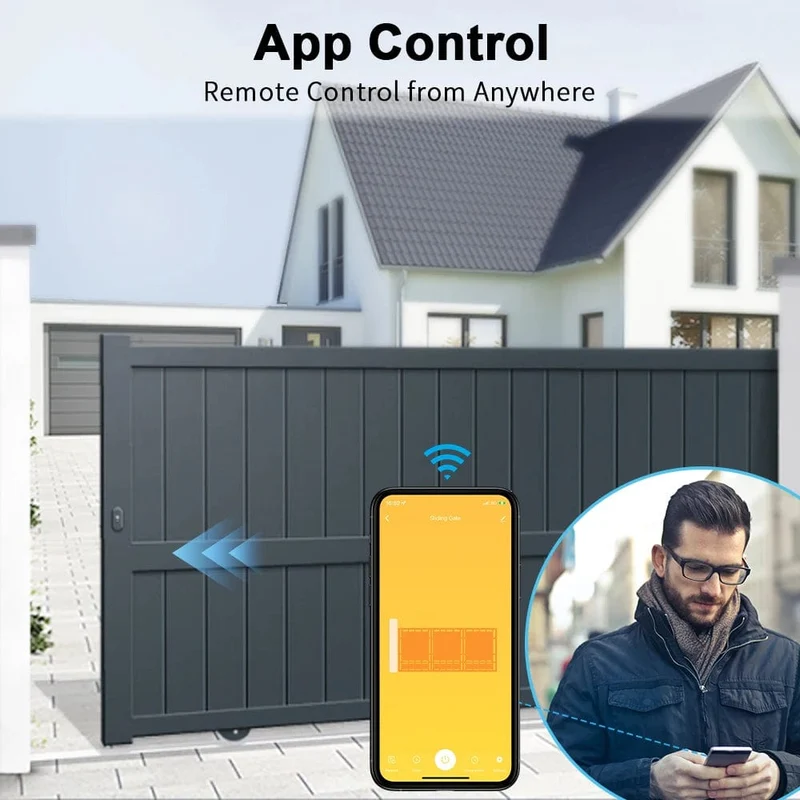 Tuya WiFi Schiebetor Garagenöffner Controller Schalter Smart Life Remote Sprachsteuerung durch Alexa Google Home