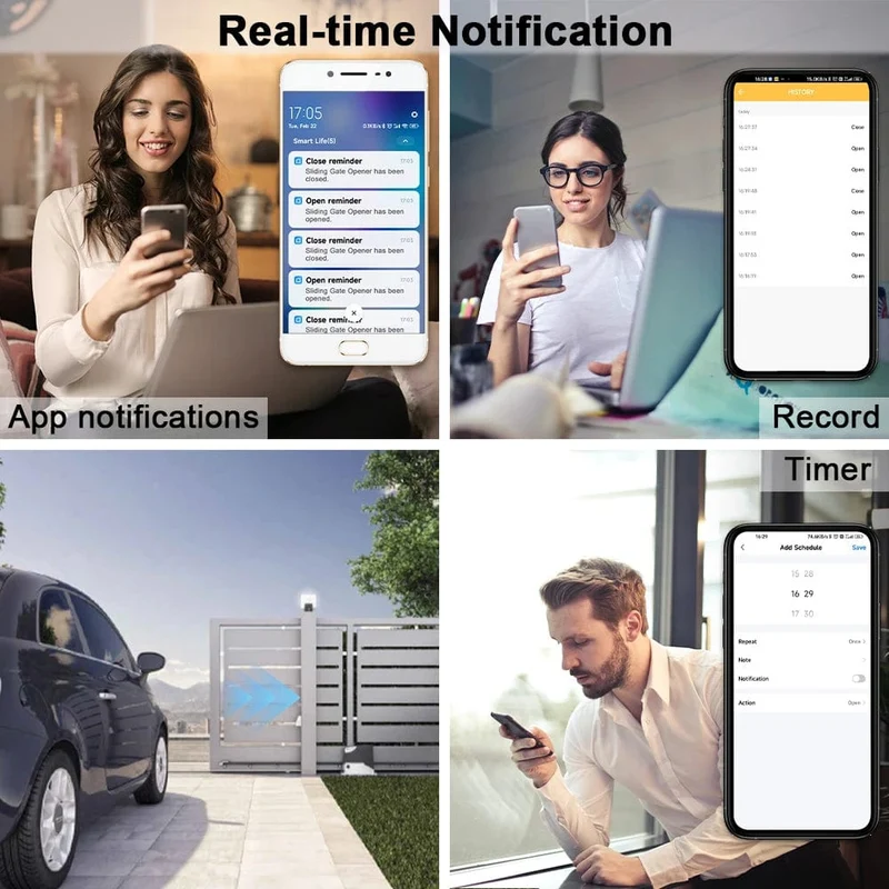 Tuya WiFi Schiebetor Garagenöffner Controller Schalter Smart Life Remote Sprachsteuerung durch Alexa Google Home