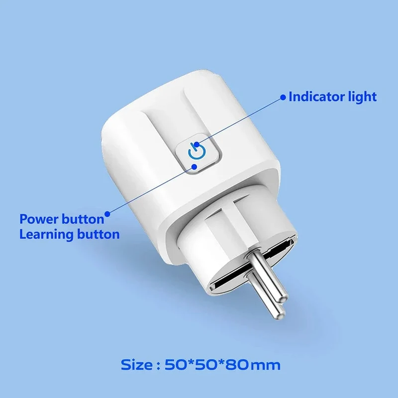 433 MHz EU FR Drahtloser Fernbedienungsstecker 16 A 220 V RF Smart Socket Mini Runde Fernbedienung, Steckdose für Haushaltsgeräte EIN/AUS