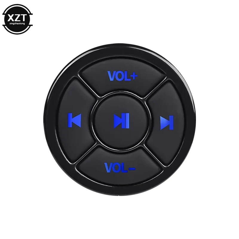Drahtlose Bluetooth-Fernbedienung Media-Taste Auto Motorrad Fahrrad Lenkrad Musikwiedergabe für iOS Android-Telefon Tablet