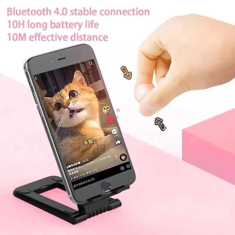 Bluetooth-kompatibel fingertip Handy Fernbedienung Ring Automatische Seite Browsing Liker Telefon Video Controller Ring Gerät
