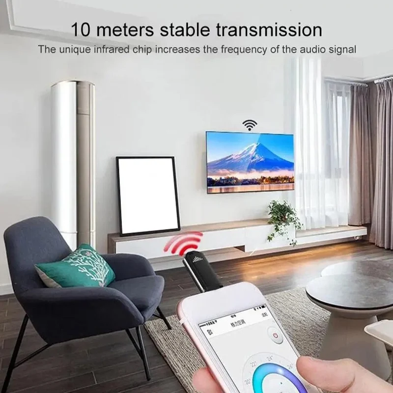 IR Geräte Drahtlose Infrarot Fernbedienung Adapter Smart App Control Telefon Infrarot Sender Für IPhone Android Telefon