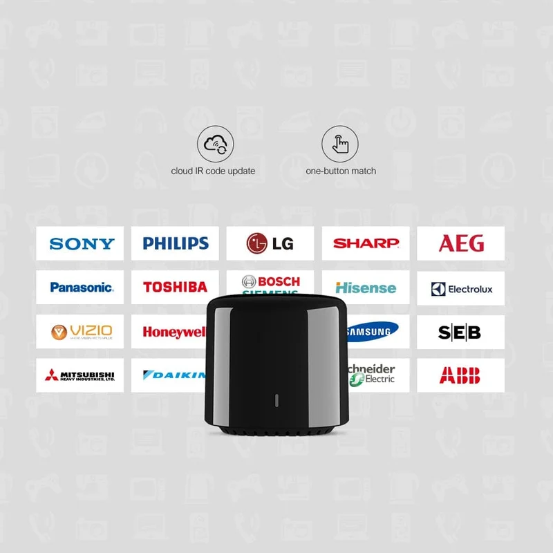 Broadlink APP Bestcon RM4C mini Universal Wifi IR Mini Fernbedienung Kompatibel Alexa Google Assistent Für AC