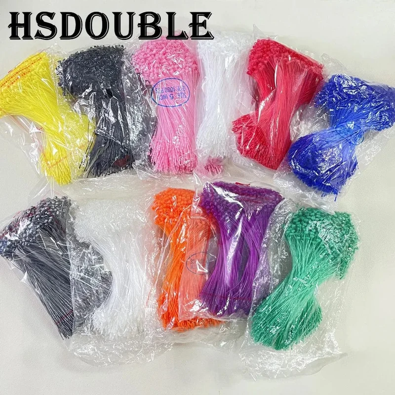 1000 Teile/paket Bunte Kunststoff Snap Lock Pins Sicherheit Loop Tag Verschlüsse für Preis Label