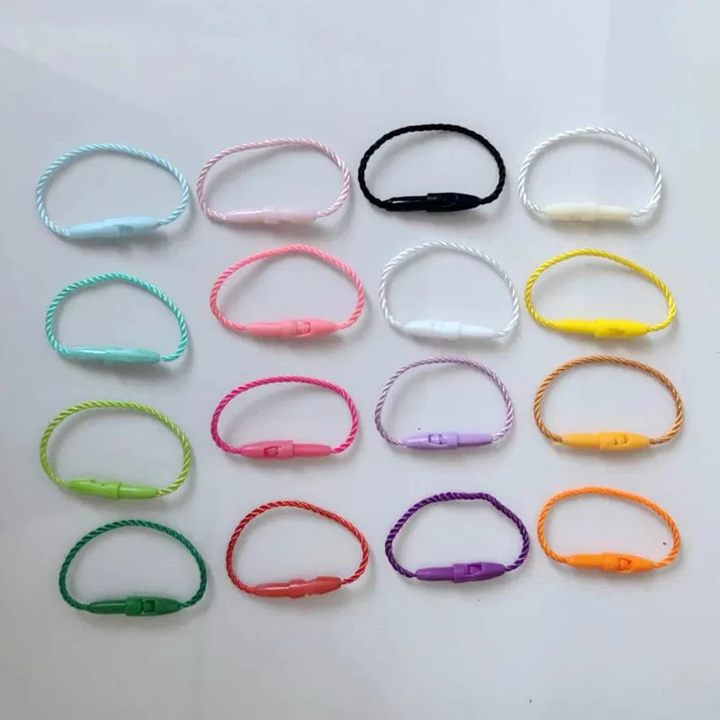 100 Stück Seile für Kleidungsetiketten, 8 cm lange Kordeln, Polyester-Hängetabletten für Kleidersäcke, Etikettenkarten, DIY-Kleidungsetiketten, Zubehör