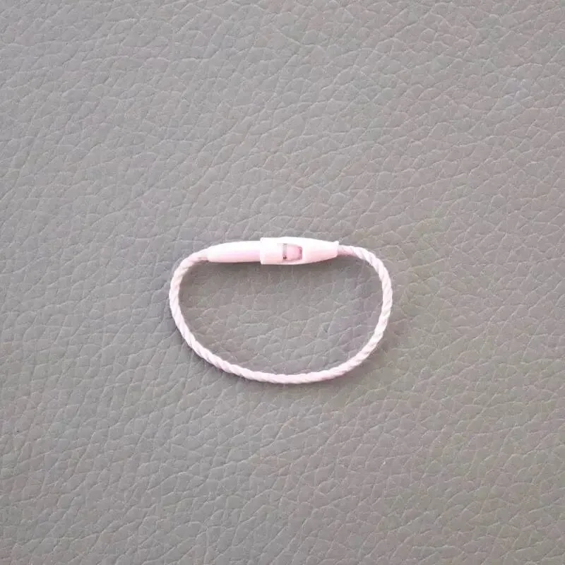 100 Stück Seile für Kleidungsetiketten, 8 cm lange Kordeln, Polyester-Hängetabletten für Kleidersäcke, Etikettenkarten, DIY-Kleidungsetiketten, Zubehör
