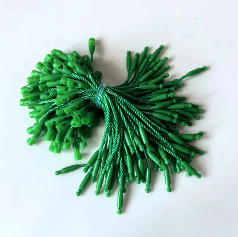 100 Stück Seile für Kleidungsetiketten, 8 cm lange Kordeln, Polyester-Hängetabletten für Kleidersäcke, Etikettenkarten, DIY-Kleidungsetiketten, Zubehör